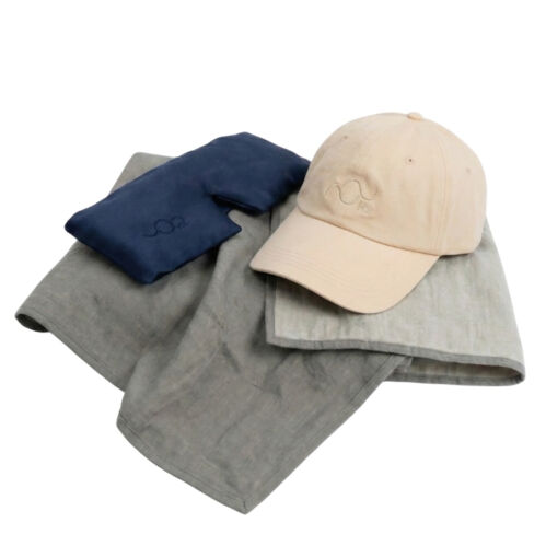 ज़ीरो हर्ट्ज़ कैप, स्लीप मास्क और ब्लैंकेट बंडल